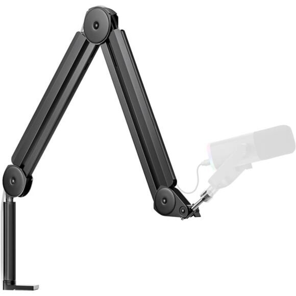 Mic Boom Arm Microphone Stand Cable Management for Blue Yeti FIFINE AM8 K669B